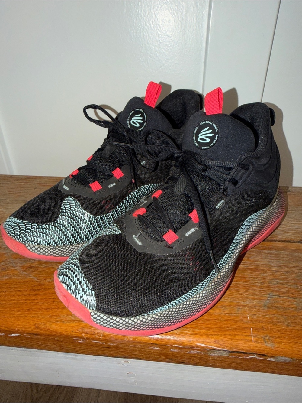 Under Armour Curry HOVR Splash Black Breeze Basketball Sneakers Size 13